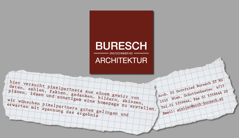 Architekt Buresch - Work in Progress